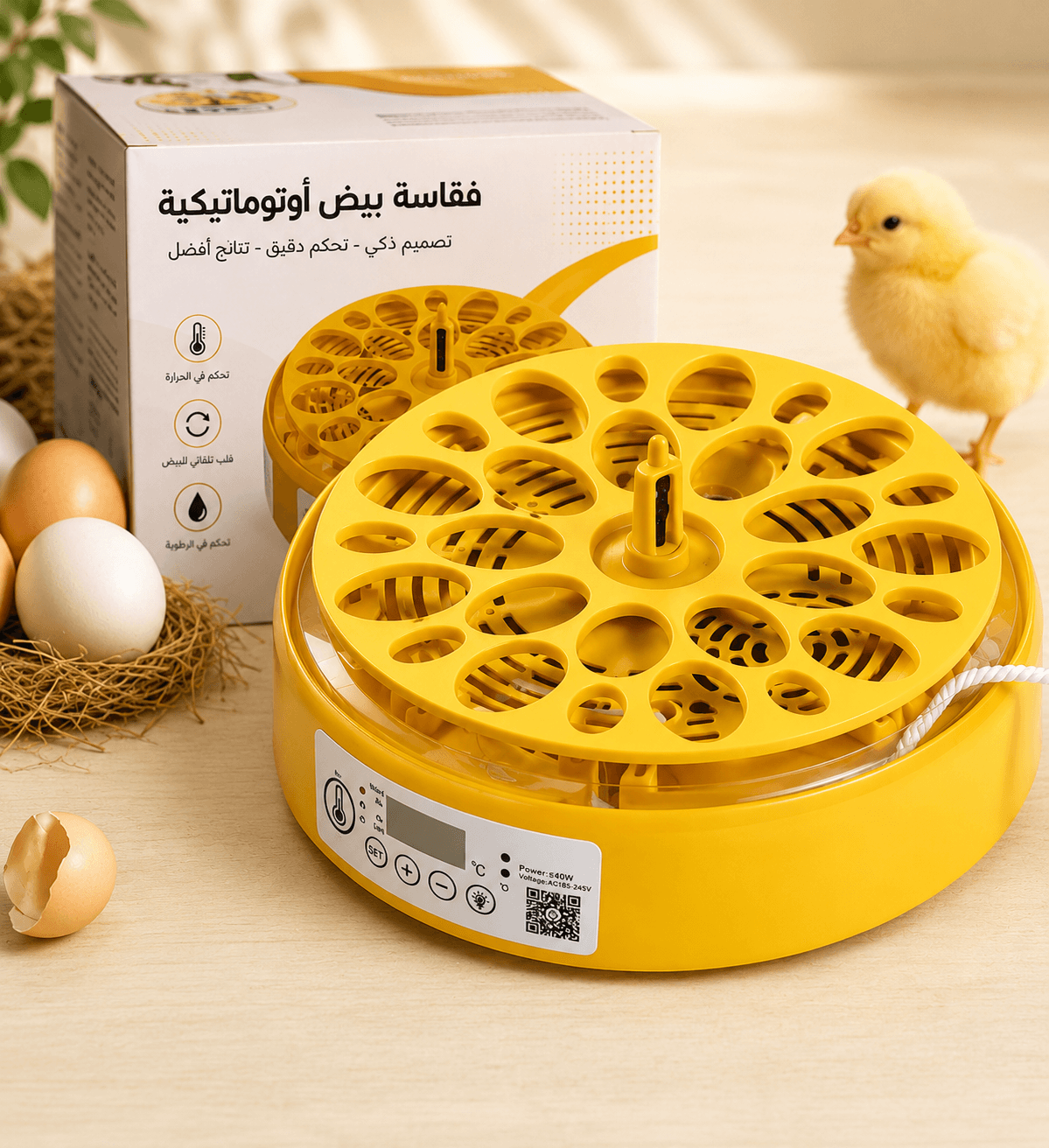 فقاسة 18بيضه عصافير وسمان